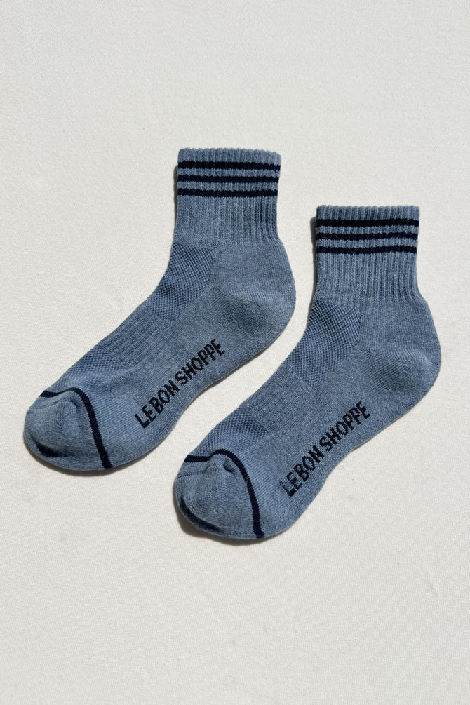 Le Bon Shoppe | Girlfriend Socks - Indigo