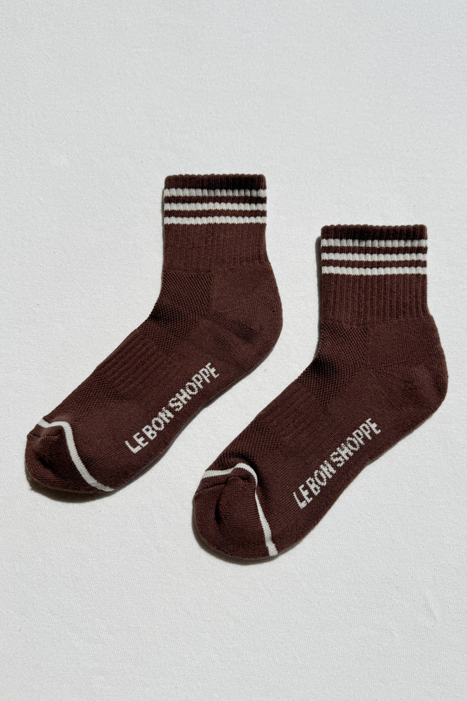Le Bon Shoppe | Girlfriend Socks - Mahogany