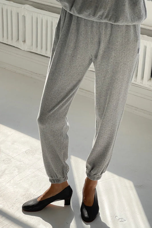 PRE-ORDER | Le Bon Shoppe | Pointelle Serene Jogger - Melange Grey