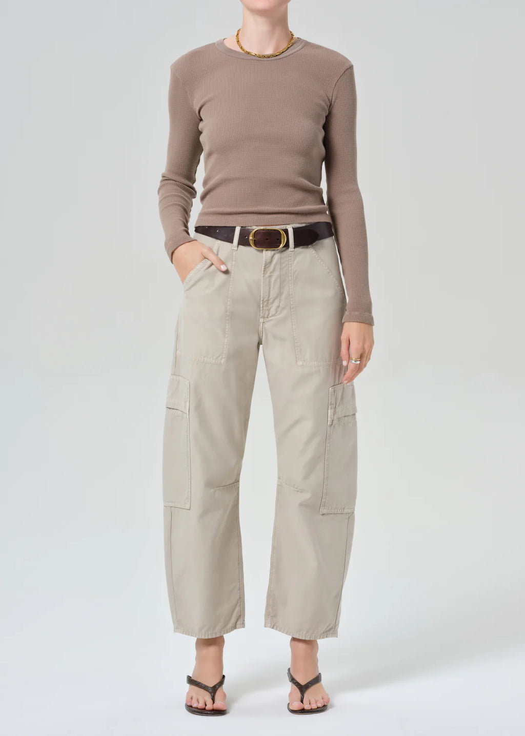 Citizens of Humanity |Marcelle Low Slung Cargo - Burnished Quartz