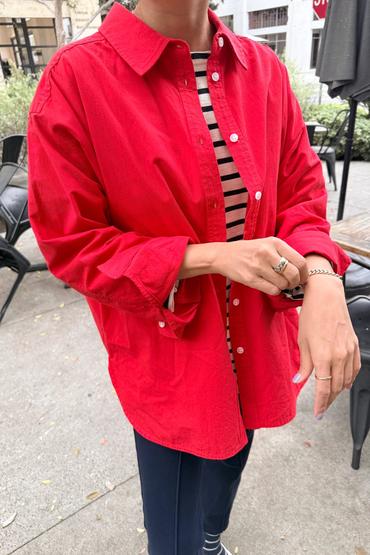 Le Bon Shoppe | Lightweight Owen Shirt - Red