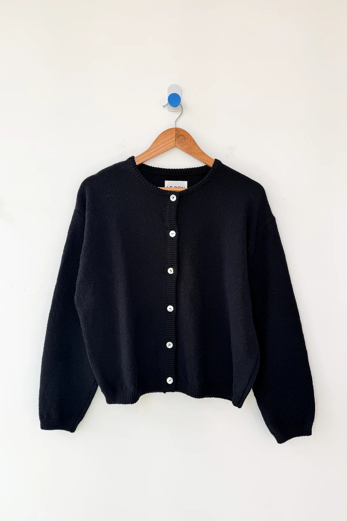 Le Bon Shoppe | Cotton Leila Cardigan - Black