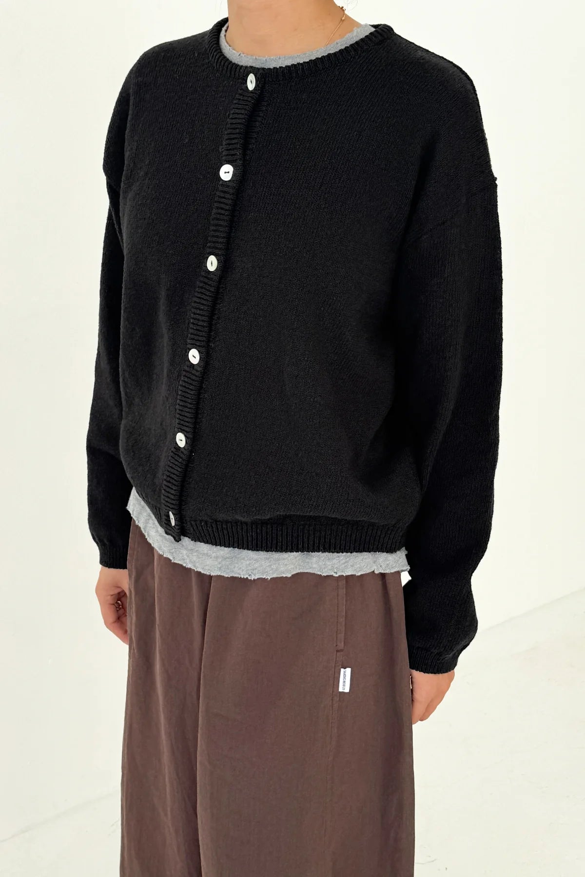 Le Bon Shoppe | Cotton Leila Cardigan - Black