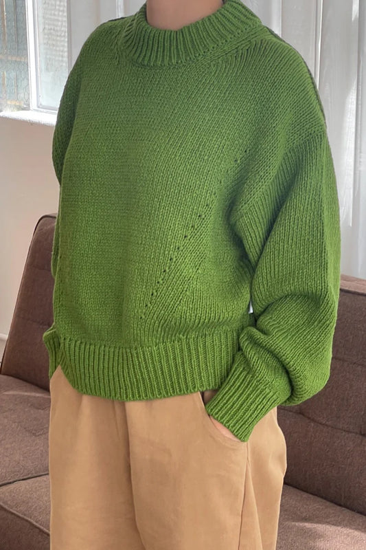 PRE-ORDER | Le Bon Shoppe | Zoe Cotton Sweater - Avocado
