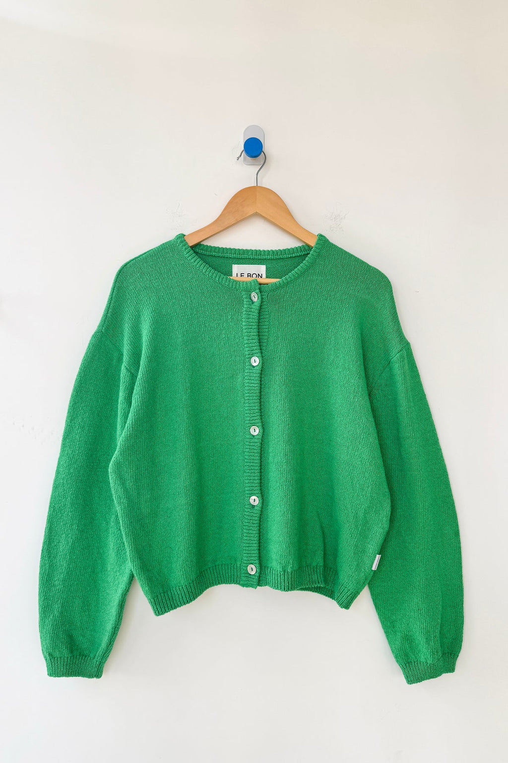 Le Bon Shoppe | Cotton Leila Cardigan - Spring Green