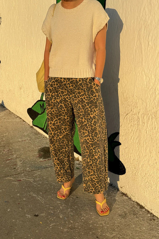PRE - ORDER Le Bon Shoppe | Arc Pants - Leopard