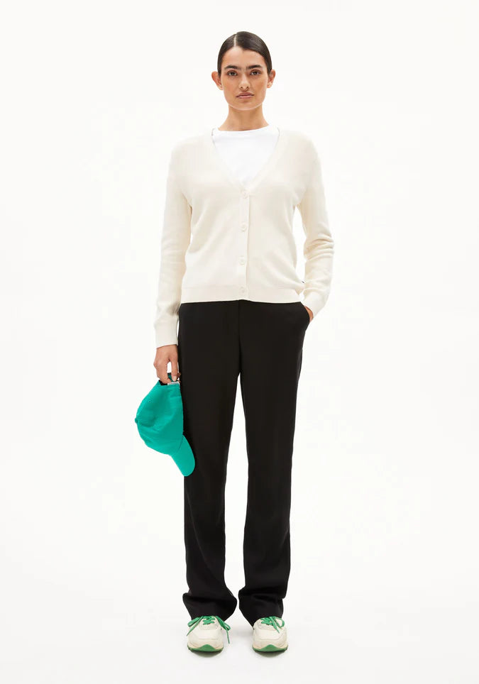 ARMEDANGELS | Menaal Links Links Cardigan - Oatmilk