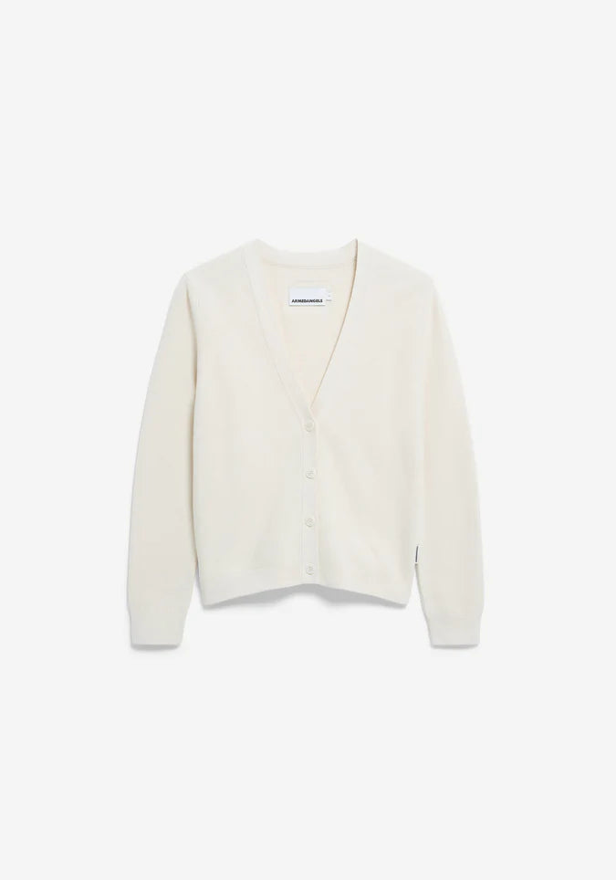 ARMEDANGELS | Menaal Links Links Cardigan - Oatmilk
