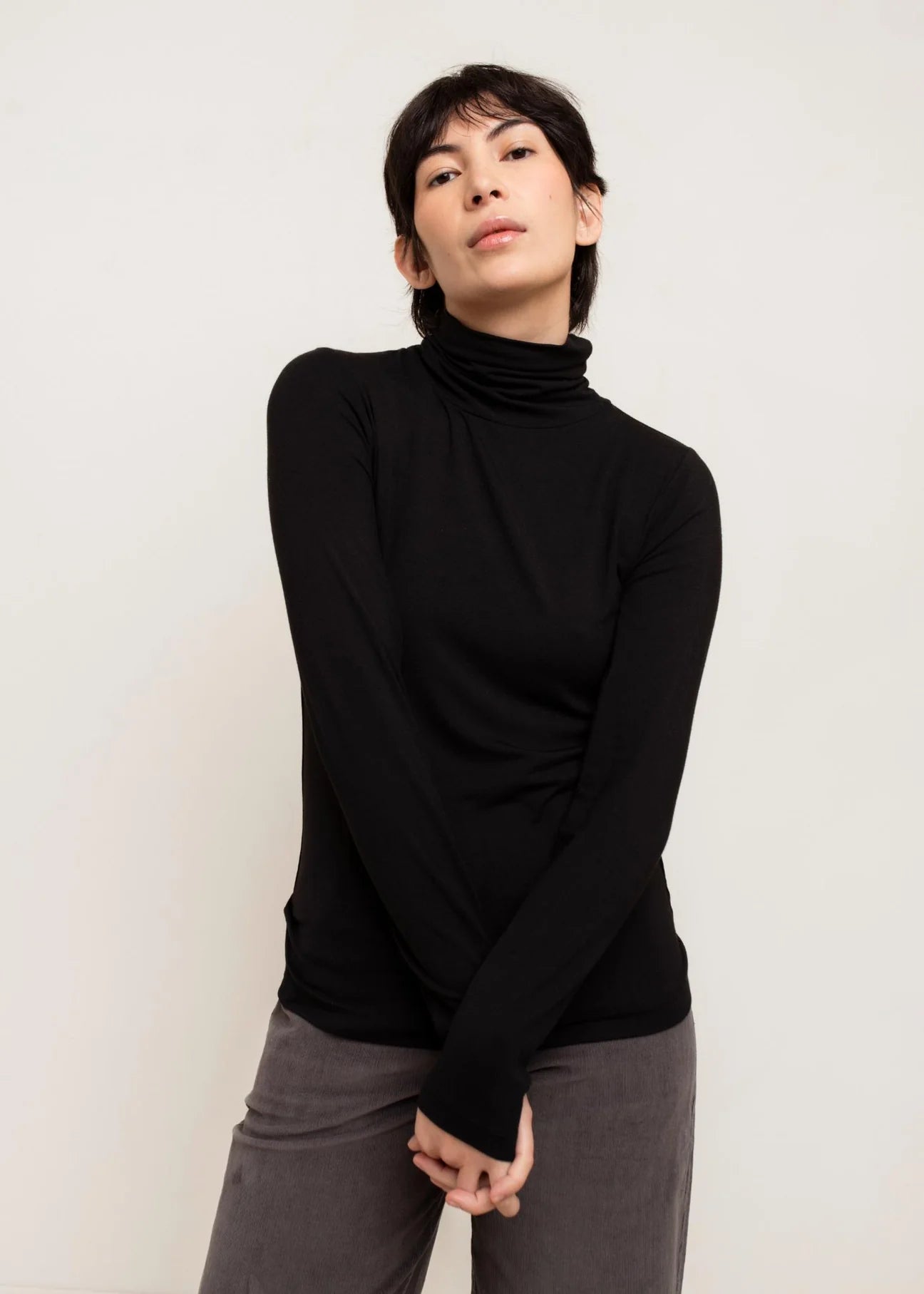 Paper Label | Sarah Turtleneck - Black