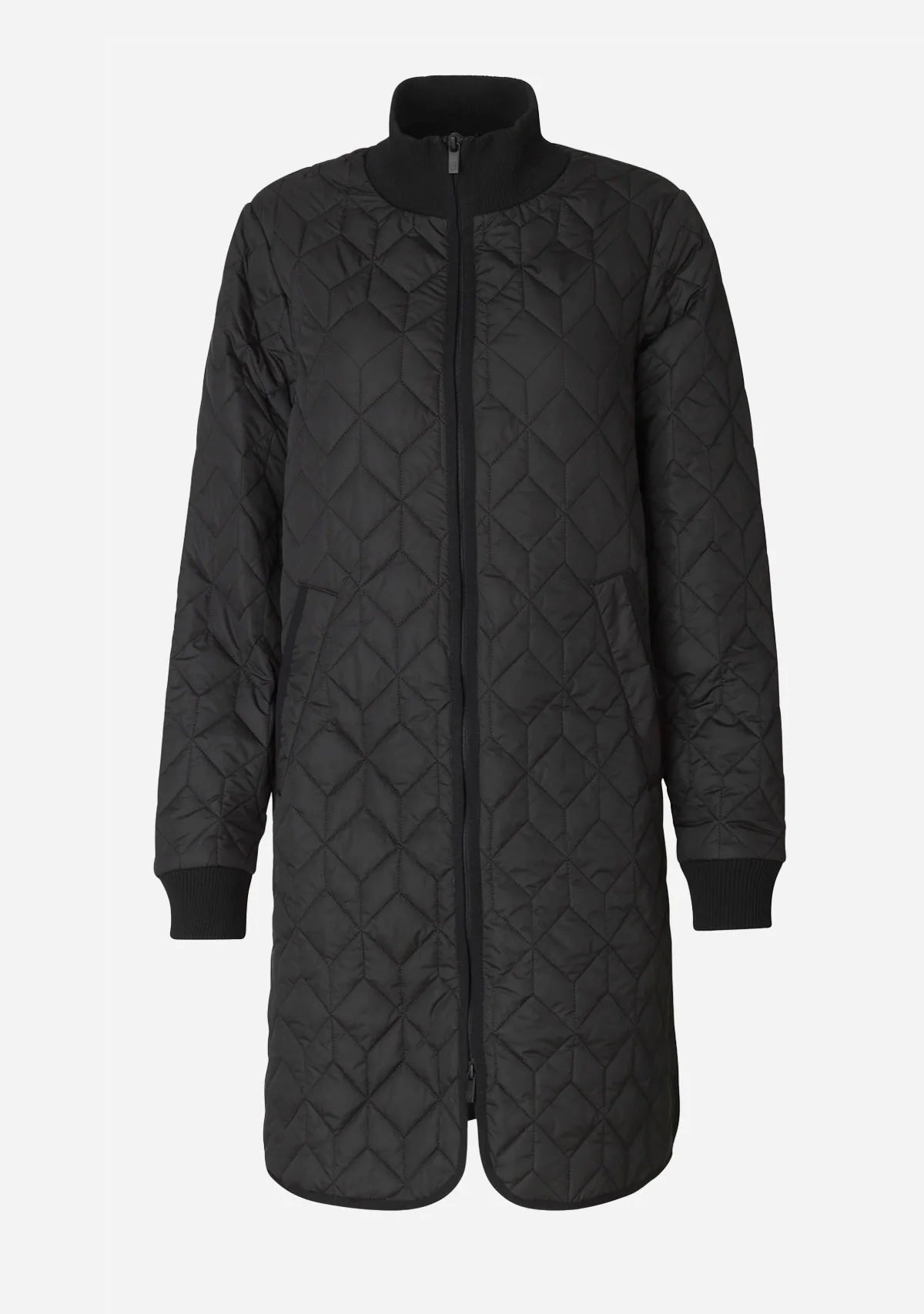 Ilse Jacobsen | Padded Quilted Coat - Black