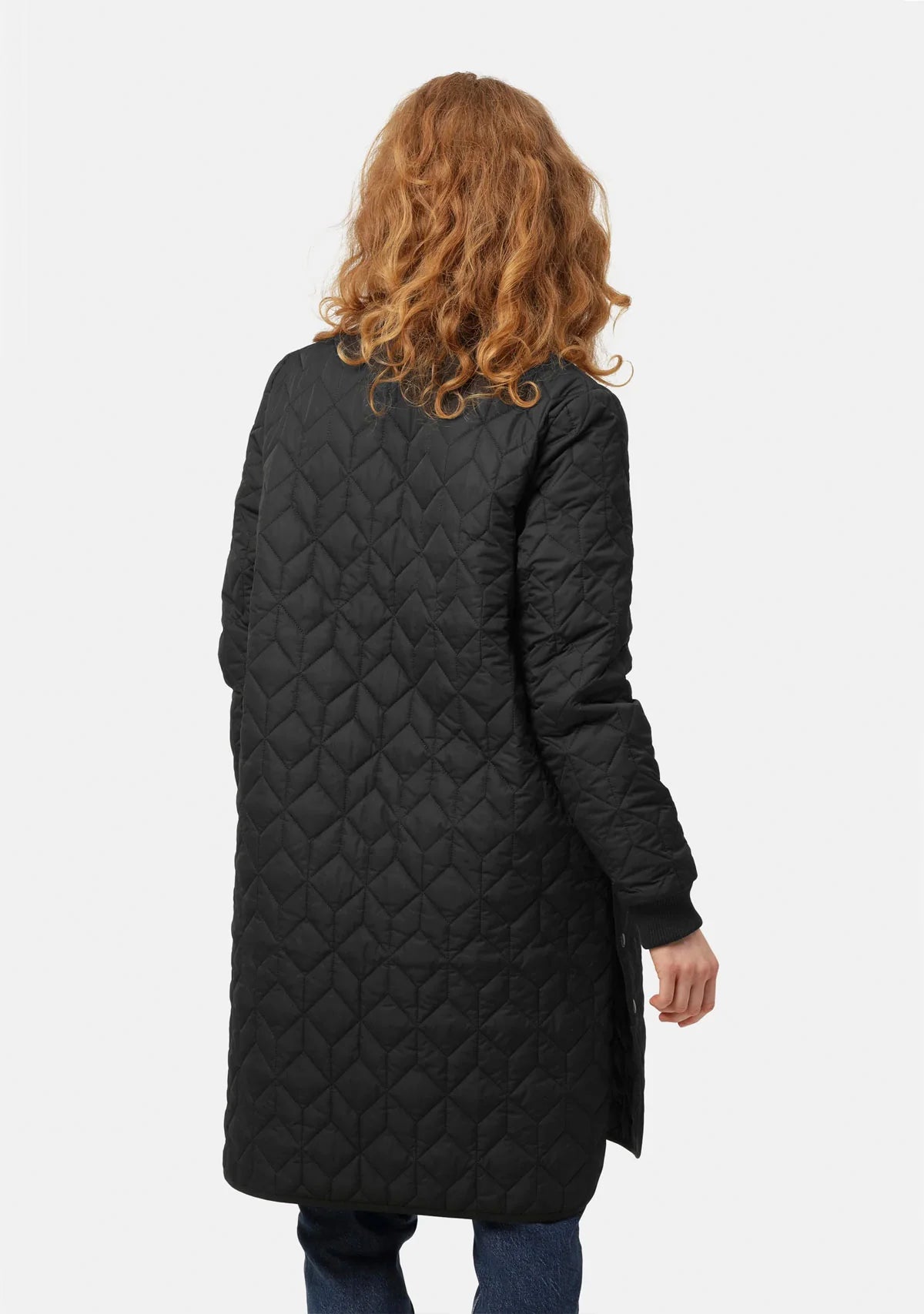 Ilse Jacobsen | Padded Quilted Coat - Black