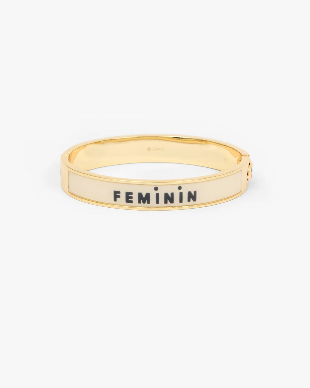 Clare V. | Le Bangle - Cream/Black Masculin Feminin