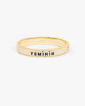 Clare V. | Le Bangle - Cream/Black Masculin Feminin