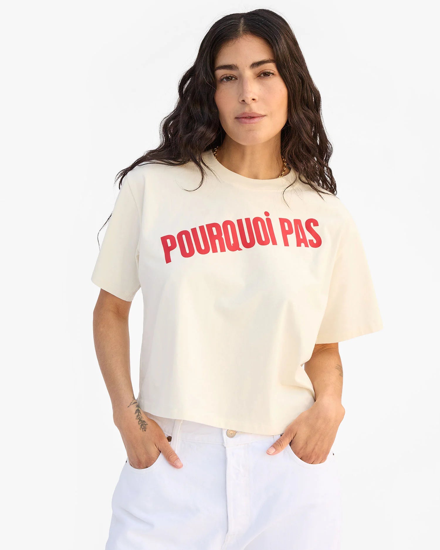 Clare V | Le Carre Tee - Pourquoi Pas
