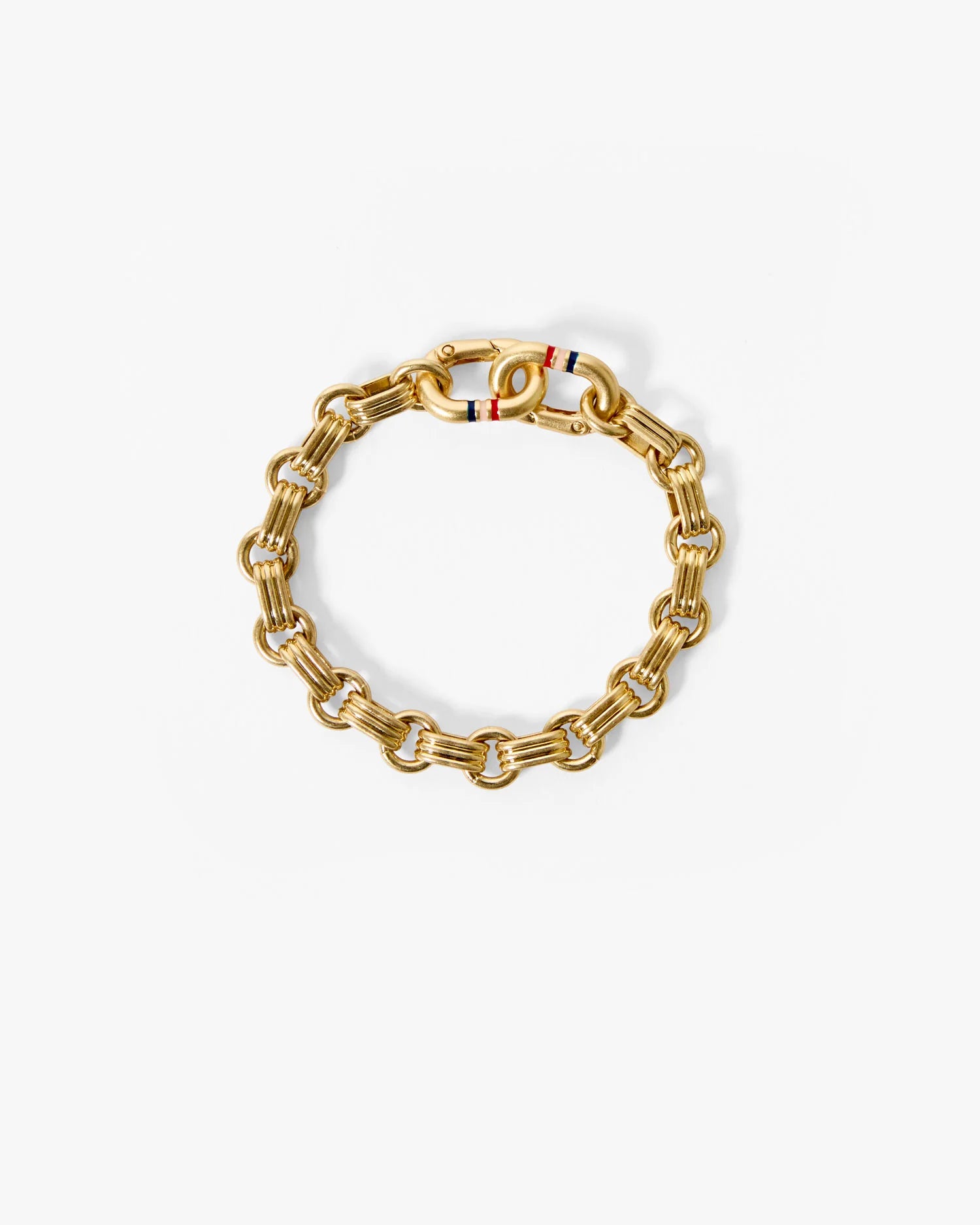 Clare V. | Le Story Chain Bracelet - Vintage Gold
