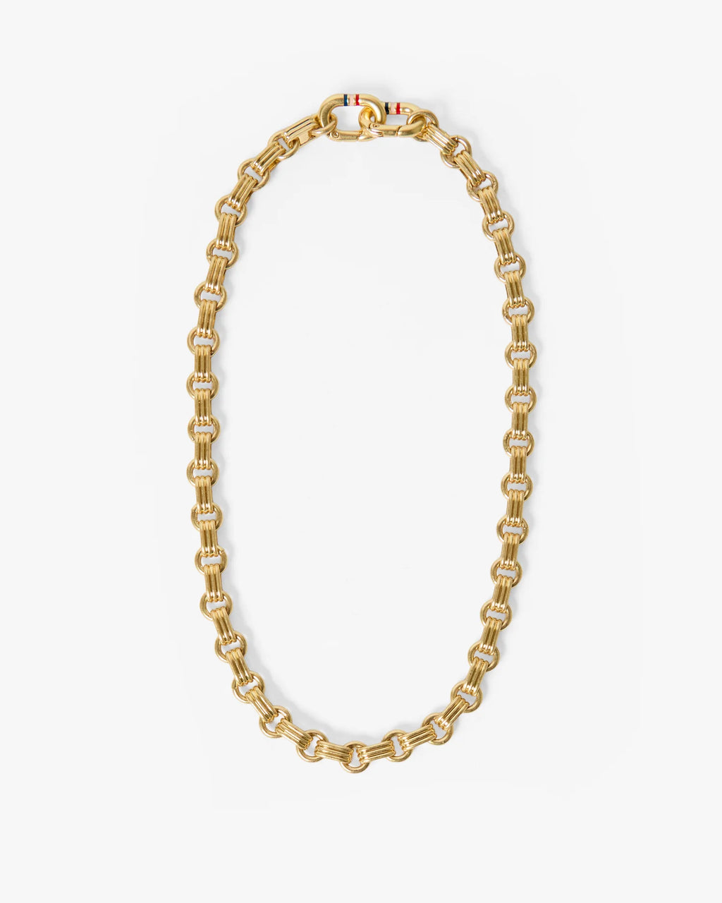 Clare V. | Le Story Chain Necklace - Vintage Gold