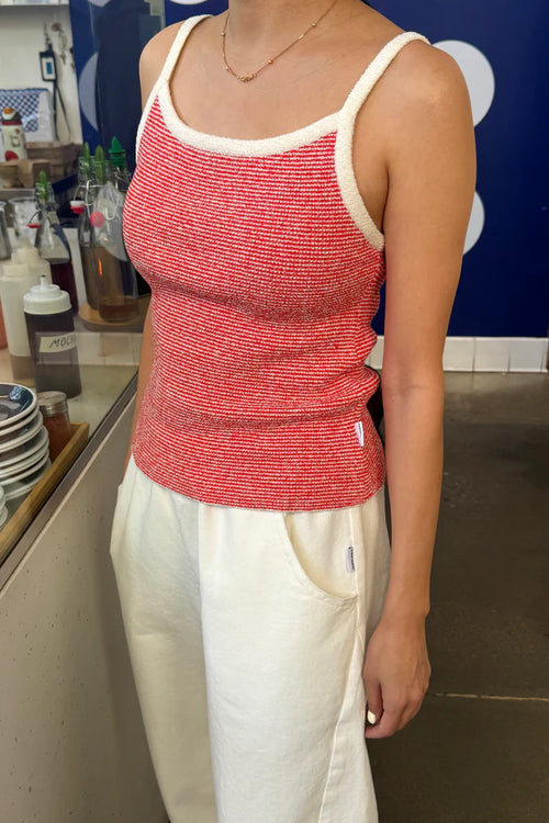 Le Bon Shoppe | Lily Sweater Cami - Red Stripe