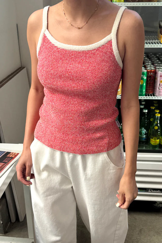 Le Bon Shoppe | Lily Sweater Cami - Red Stripe