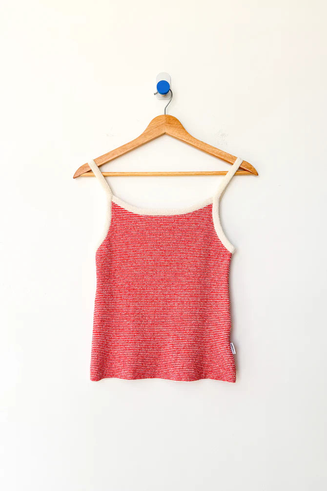 Le Bon Shoppe | Lily Sweater Cami - Red Stripe
