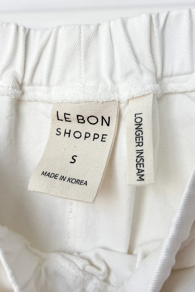 Le Bon Shoppe | LONG Arc Pants - Milk