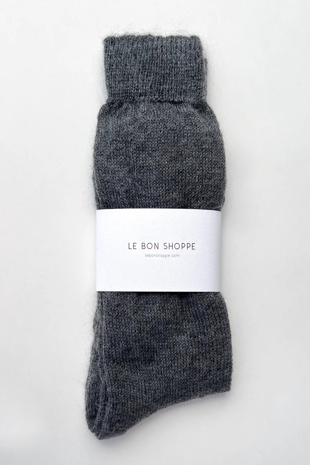 Le Bon Shoppe | Mohair Veil Socks - Charcoal
