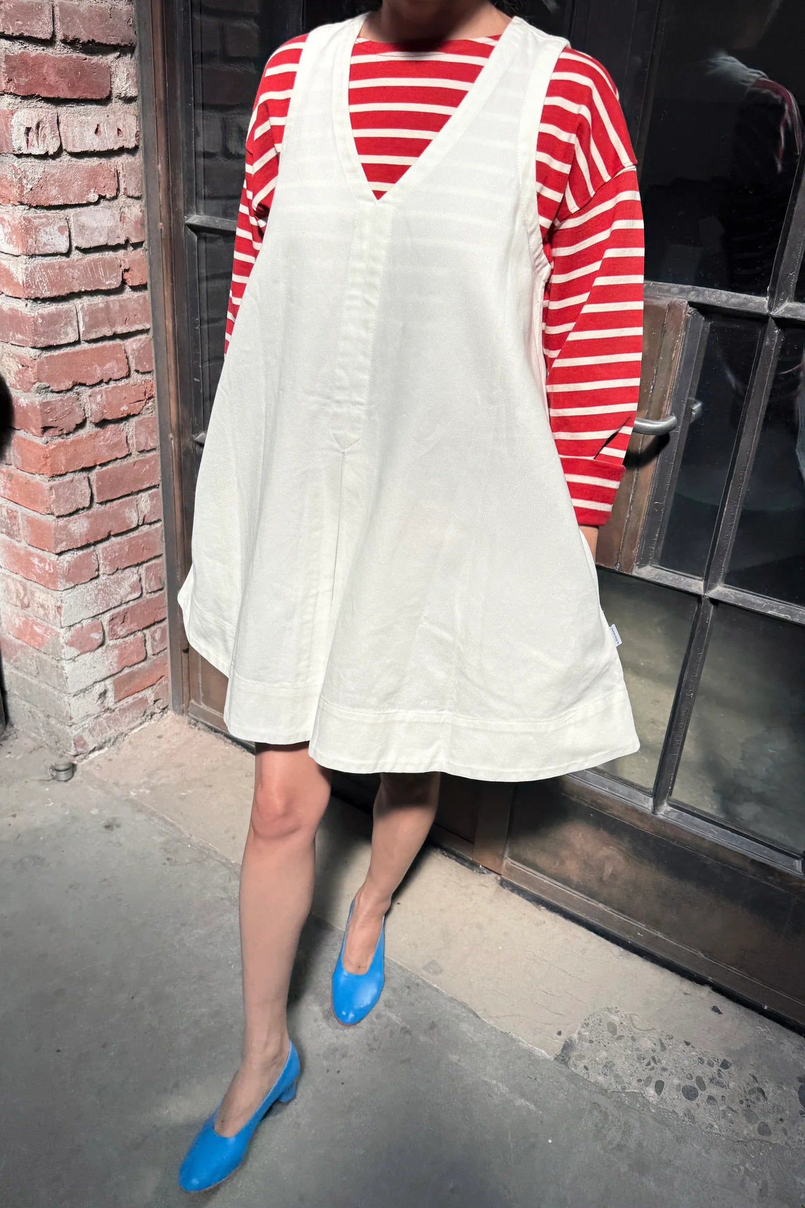 Le Bon Shoppe | Mable Dress - White Denim
