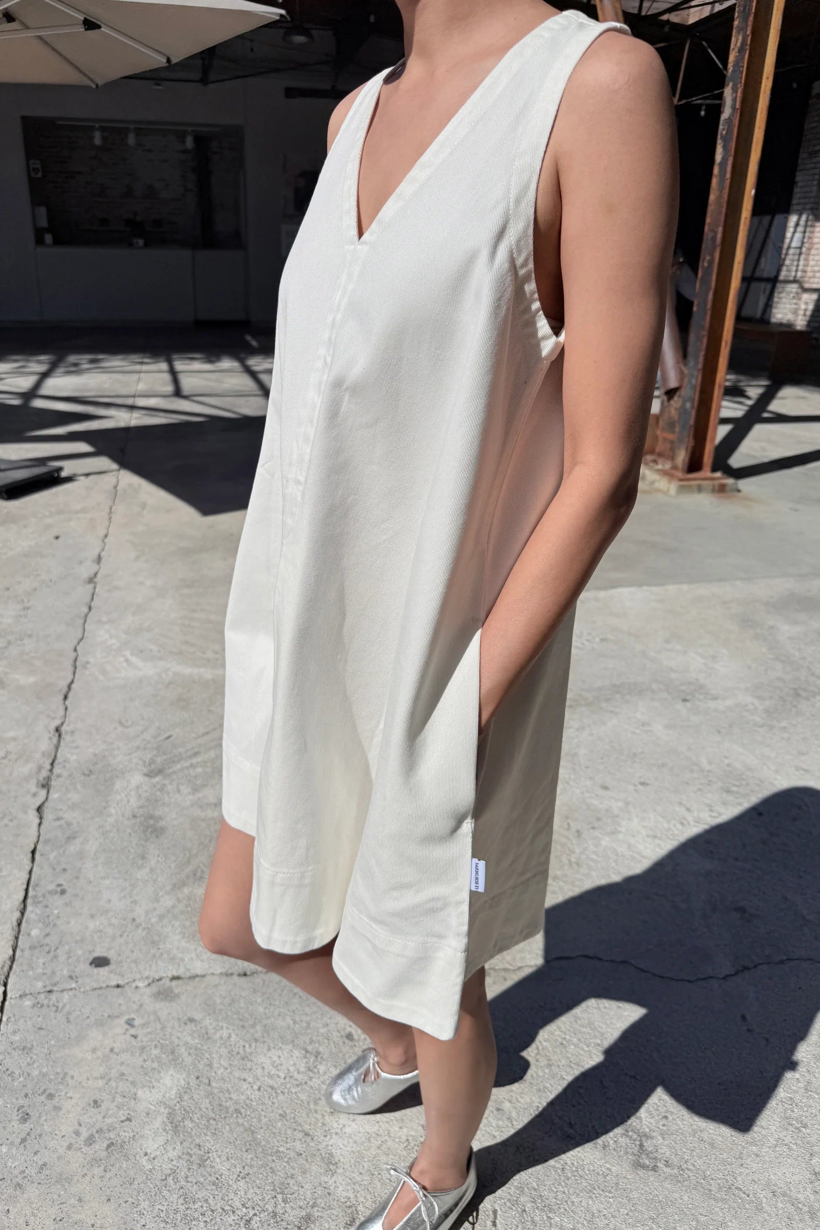 Le Bon Shoppe | Mable Dress - White Denim