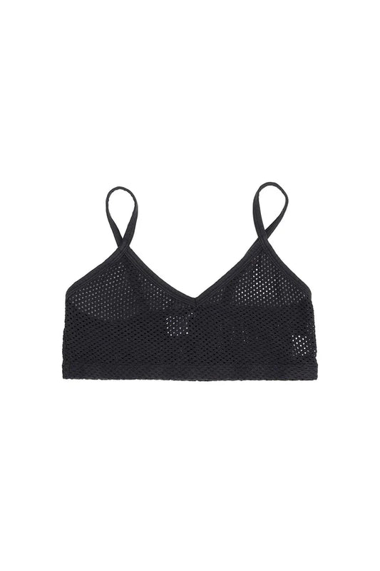 Jungmaven | Mesh Bralette - Black