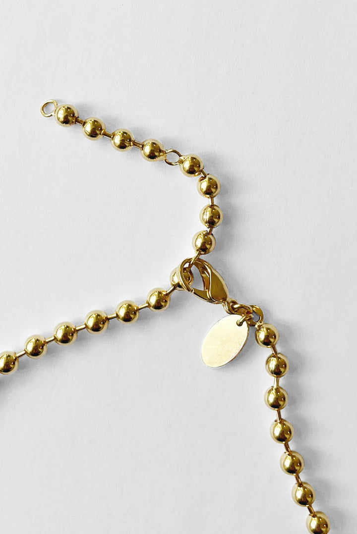 Kara Yoo | Ball Chain Necklace - Gold