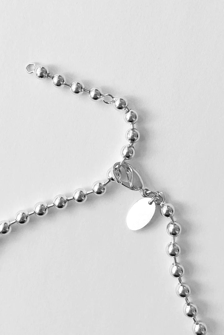 Kara Yoo | Ball Chain Necklace - Silver