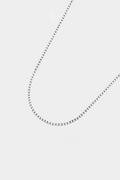Kara Yoo | Thin Box Necklace - Sterling Silver