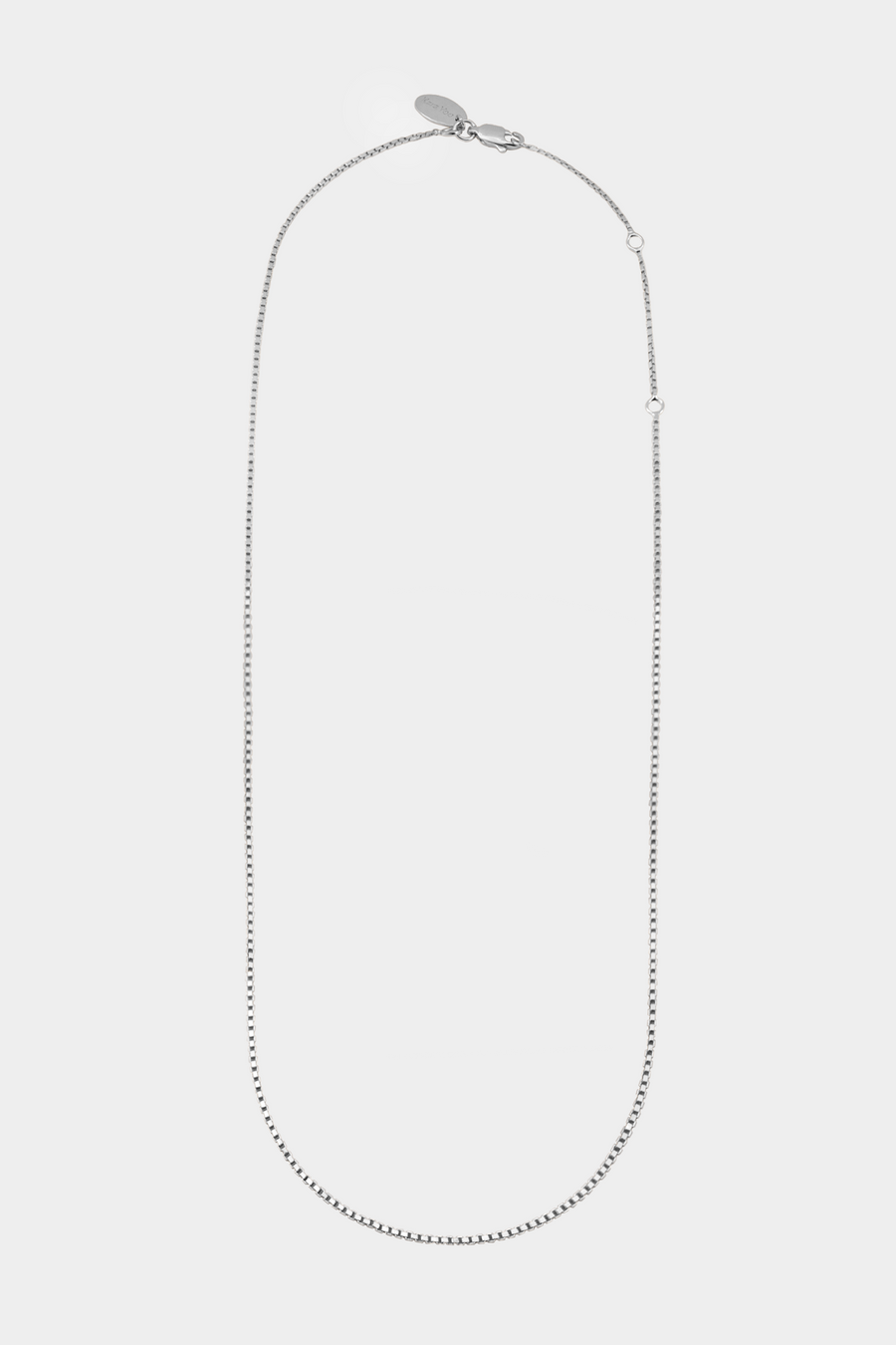Kara Yoo | Thin Box Necklace - Sterling Silver