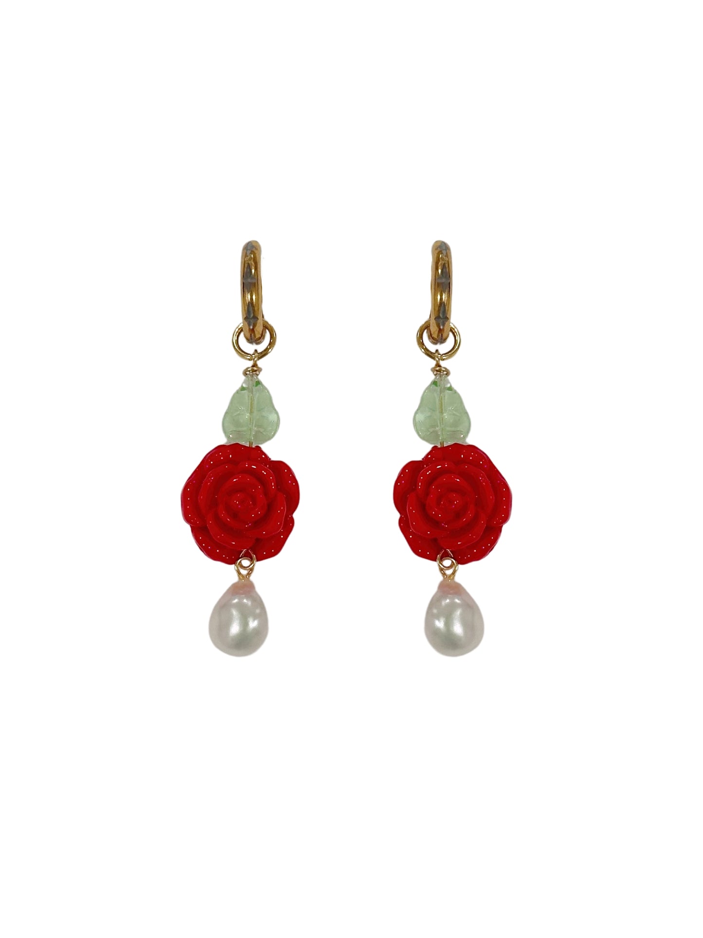 Notte | Lucky Rose Pearly Earrings