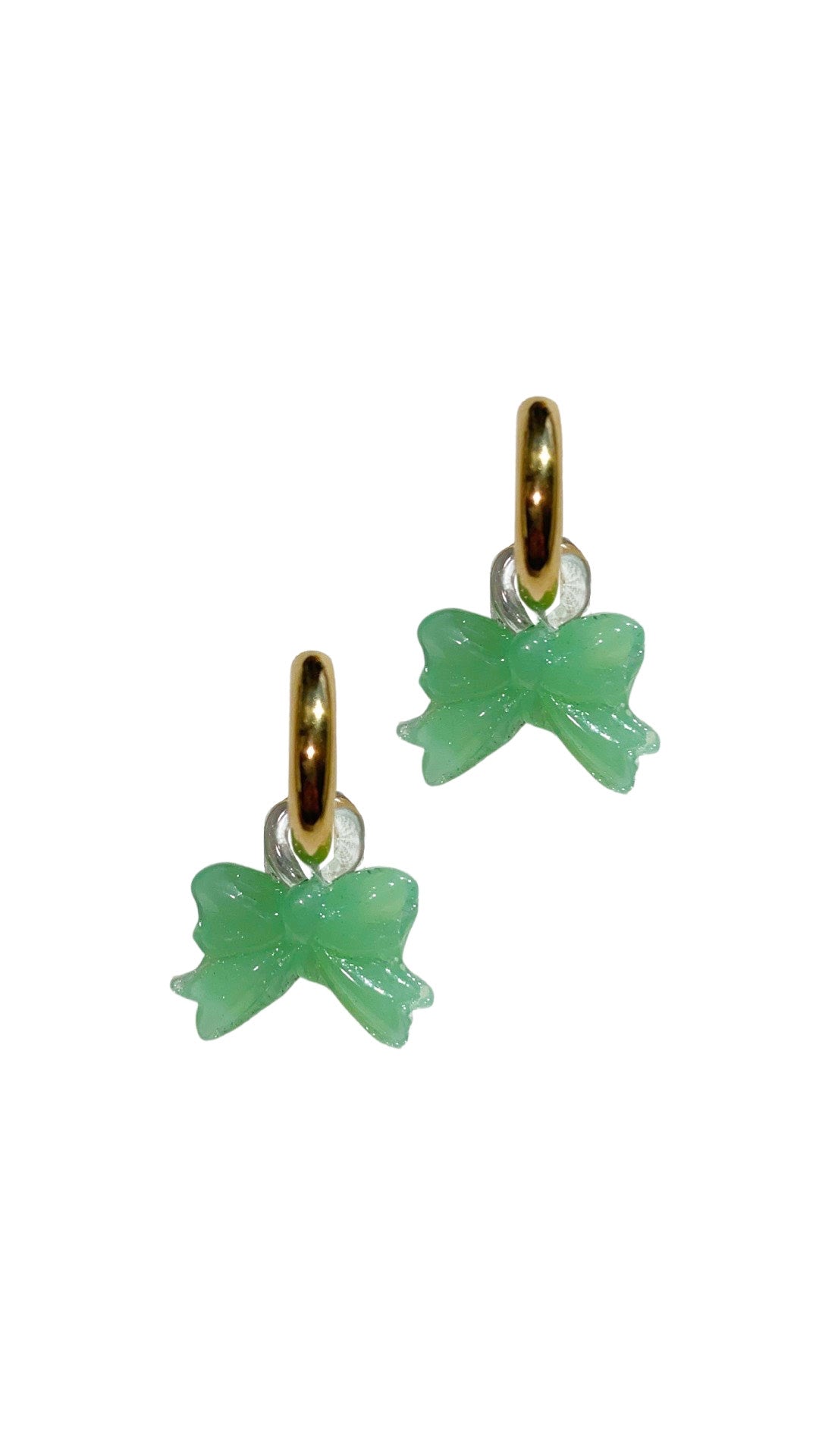 Notte | Little Bow Peep Earrings - Green