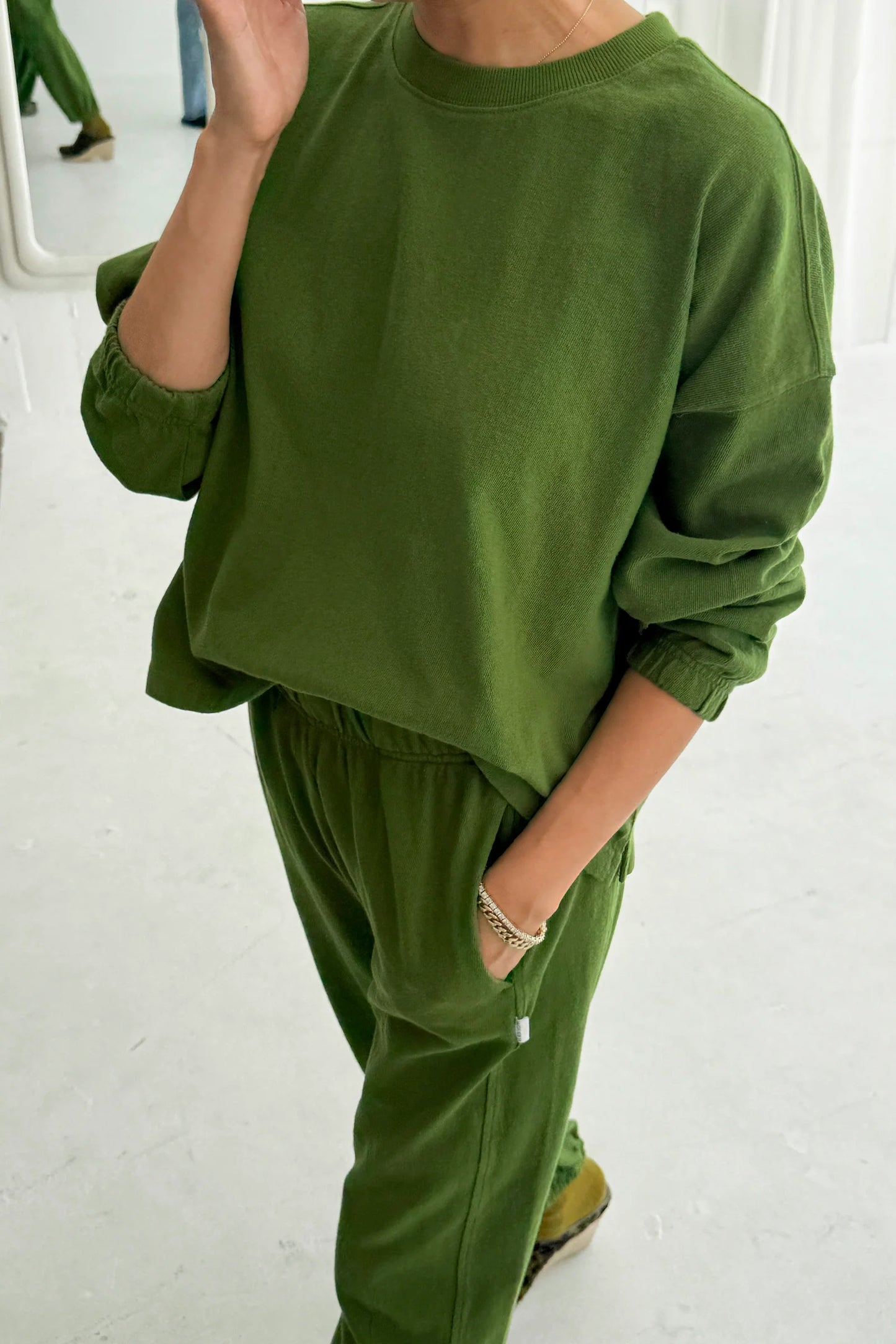 PRE-ORDER Le Bon Shoppe | Naturelle T - Collard Green