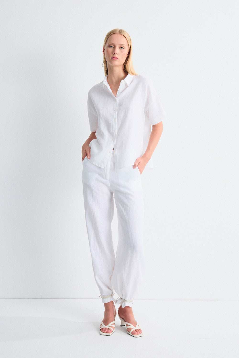 Mus & Bombon | Bobby Trousers - White
