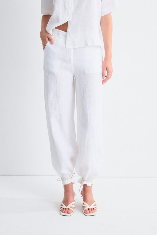 Mus & Bombon | Bobby Trousers - White