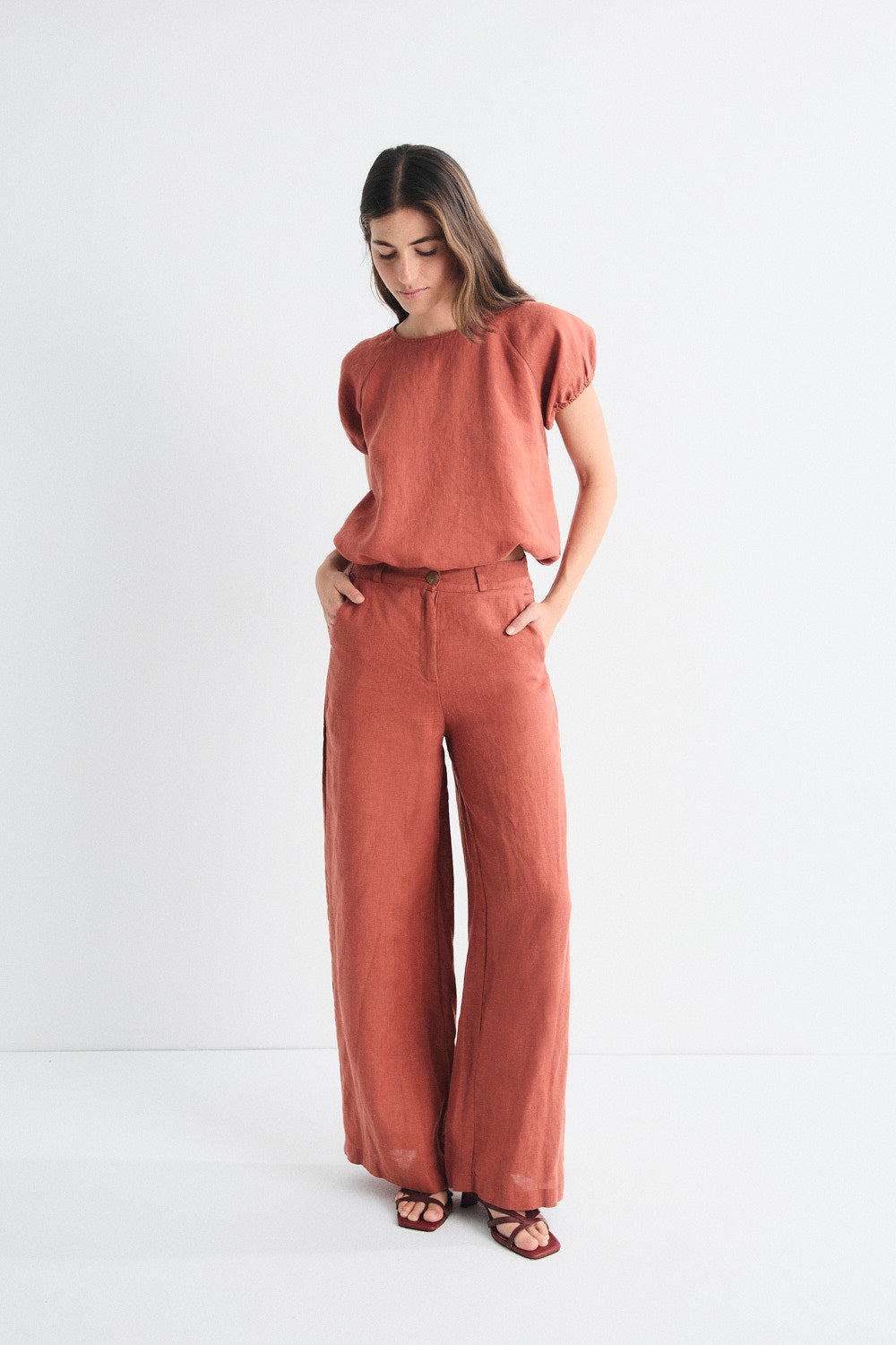 Mus & Bombon | Bobby Trousers - Roof Tile
