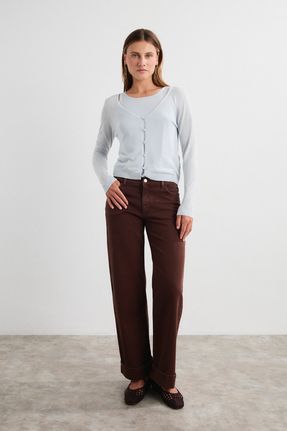 Mus & Bombon | Wagyl Trousers - Brown