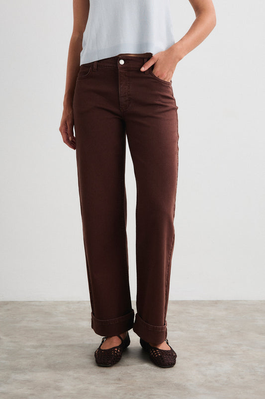 Mus & Bombon | Wagyl Trousers - Brown