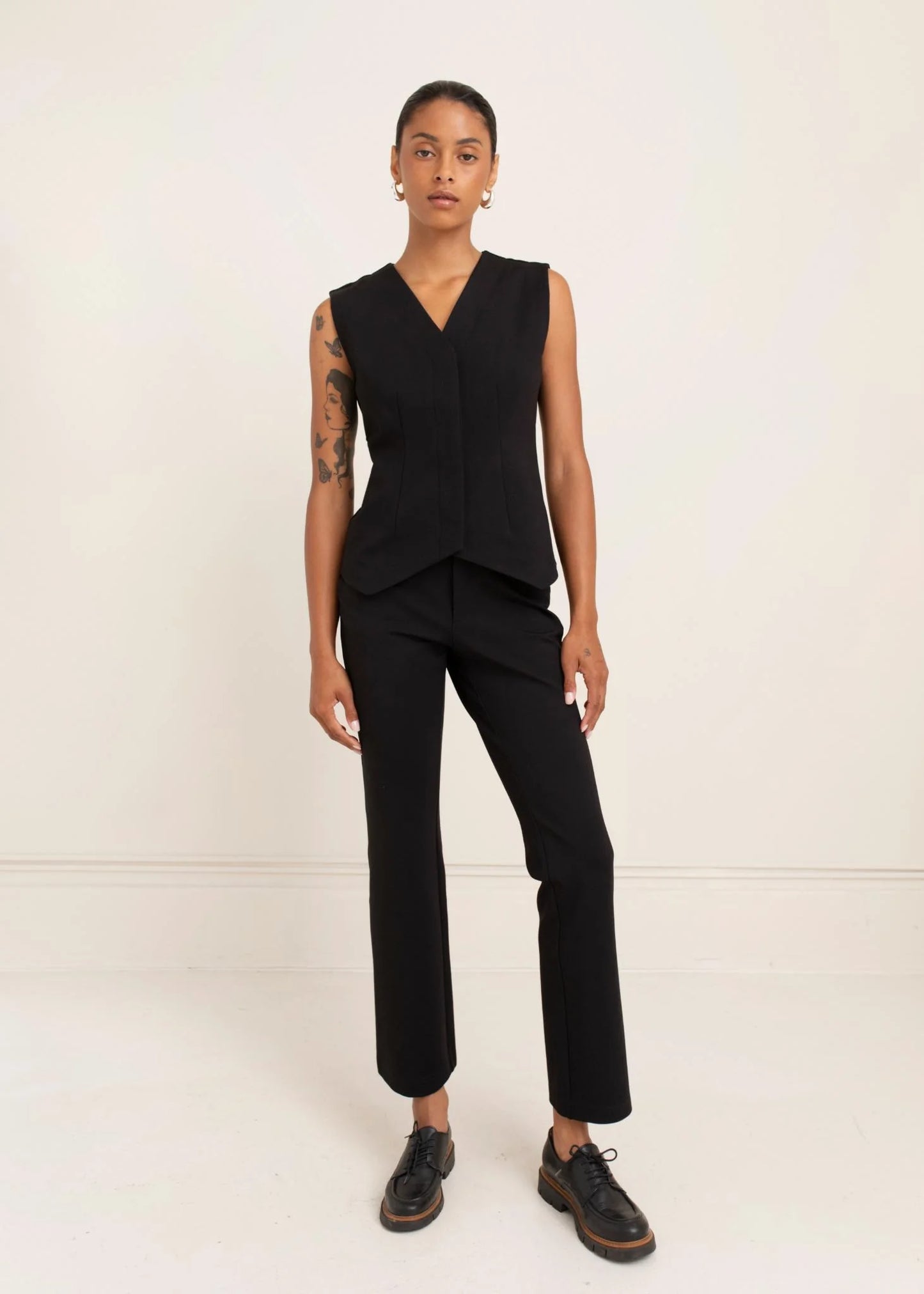 Paper Label | Sami Vest - Black