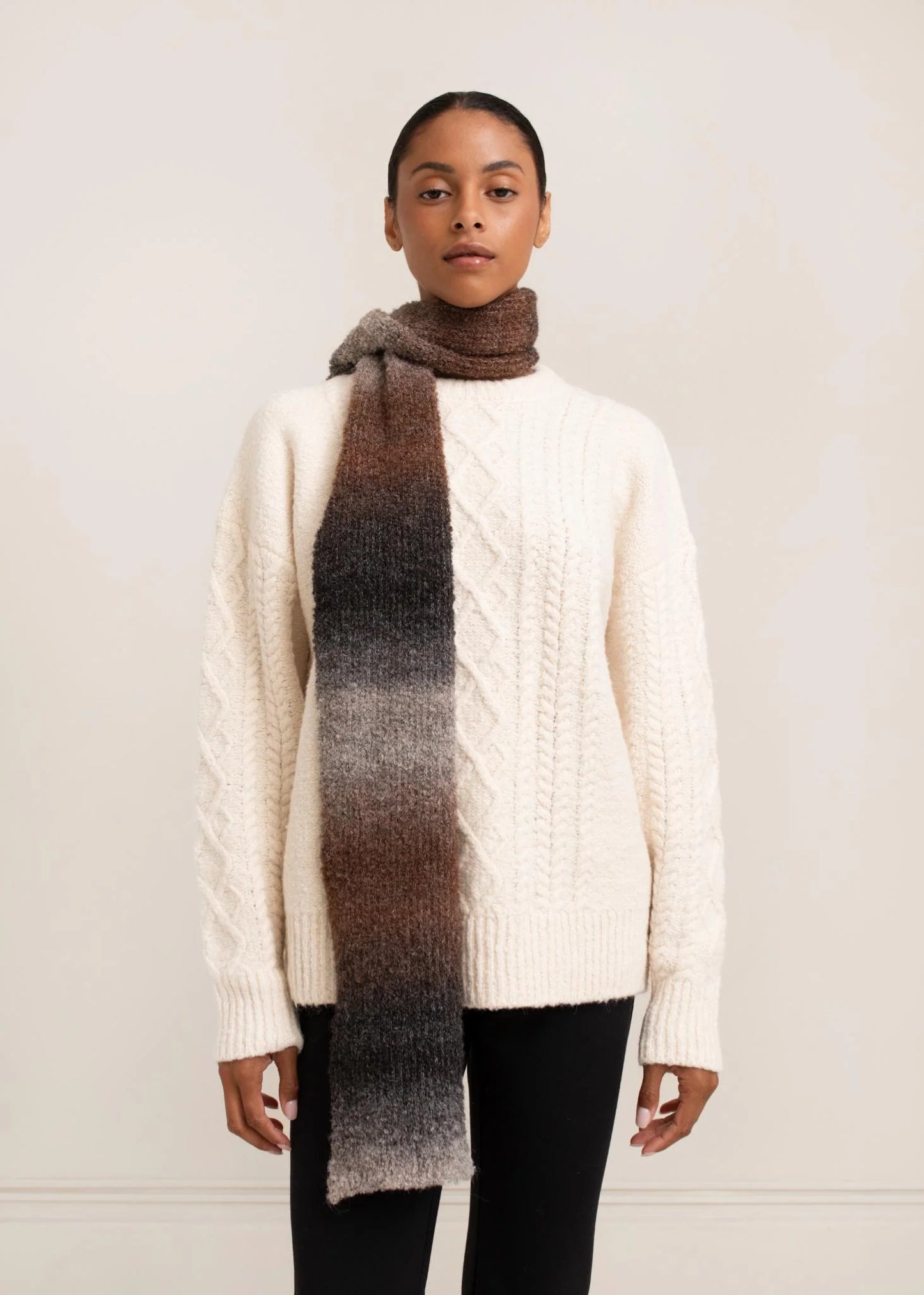 Paper Label | Rune Scarf - Chocolate Mix