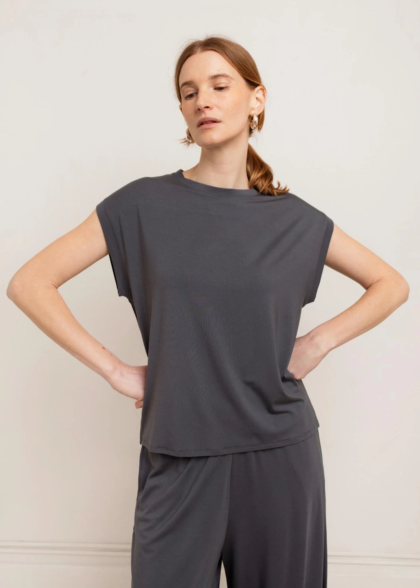 Paper Label | Tilda Sleeveless Shirt - Turbulence