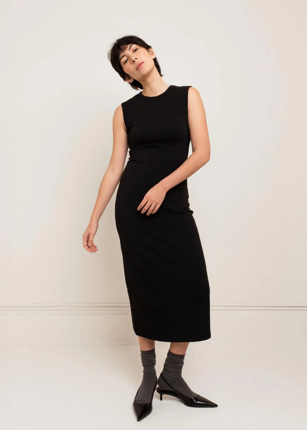 Paper Label | Rynn Tank Dress - Black