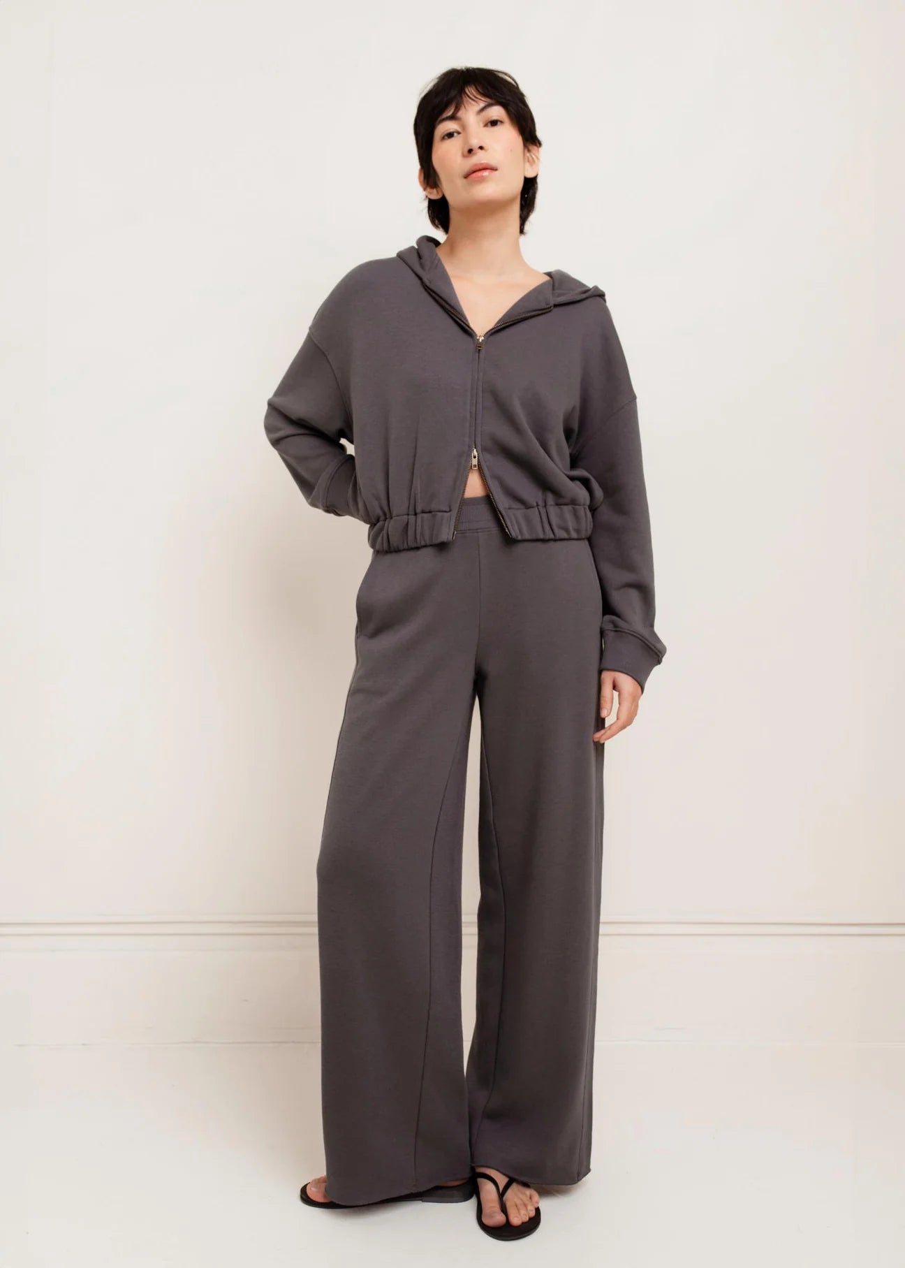 Paper Label | Brea Zip-Up Hoodie - Turbulence