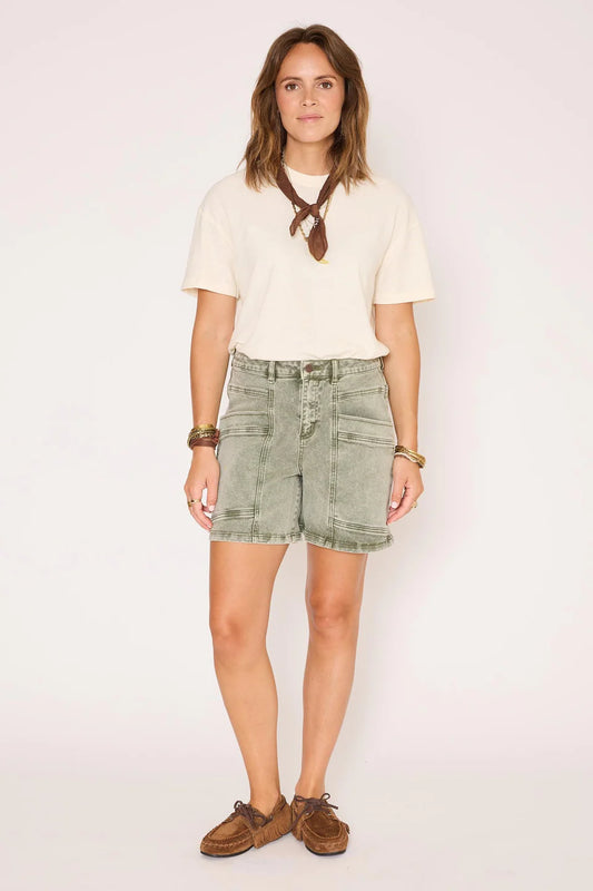 MKT | Pola Pacific Drill Shorts - Khaki