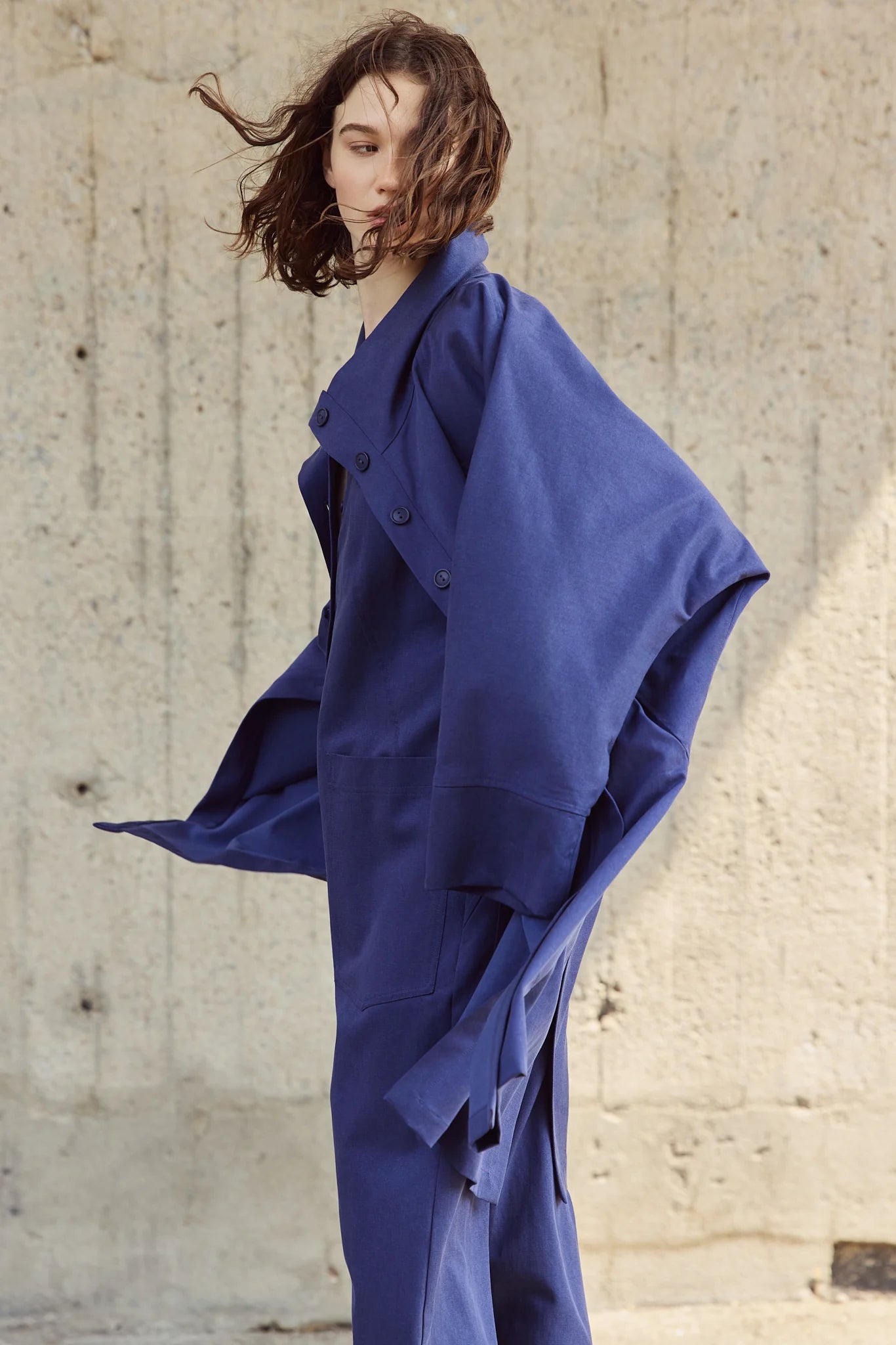 Eve Gravel | Pope Jacket - Midnight Blue
