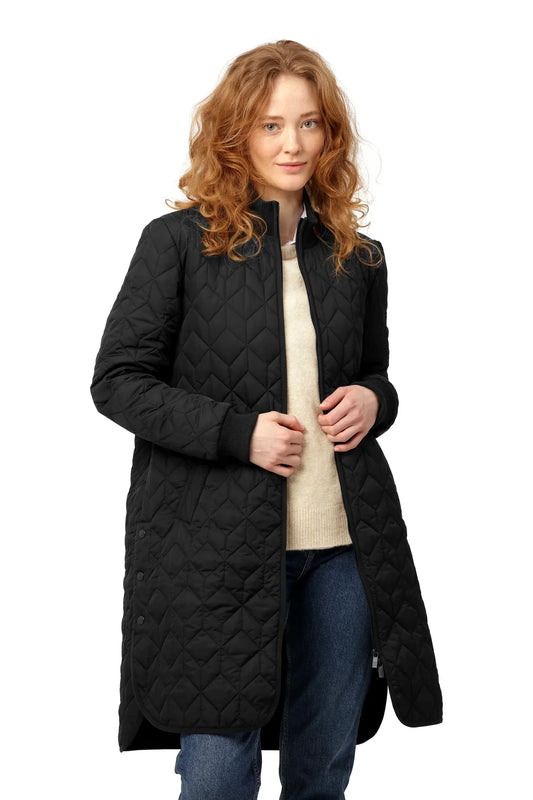 Ilse Jacobsen | Padded Quilted Coat - Black