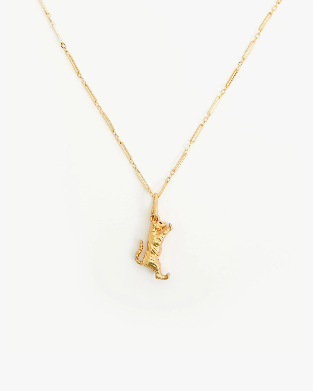 Clare V. | Fine Paperclip Charm Chain 24"