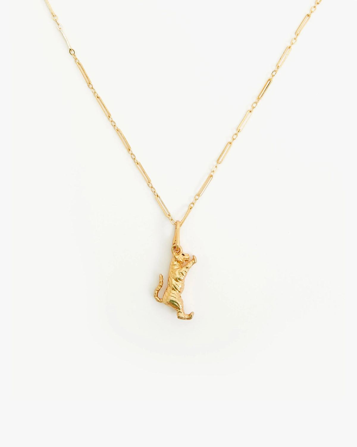 Clare V. | Fine Paperclip Charm Chain 24"